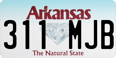 AR license plate 311MJB