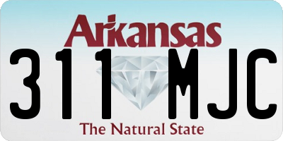 AR license plate 311MJC