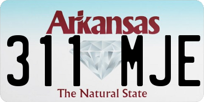 AR license plate 311MJE