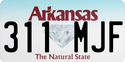 AR license plate 311MJF