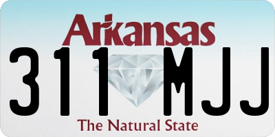 AR license plate 311MJJ