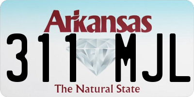 AR license plate 311MJL