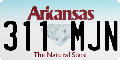 AR license plate 311MJN