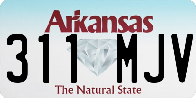 AR license plate 311MJV