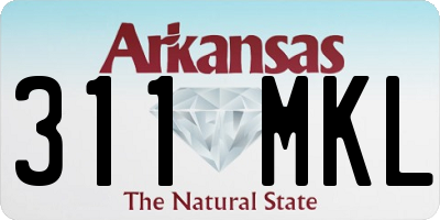 AR license plate 311MKL