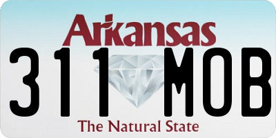 AR license plate 311MOB