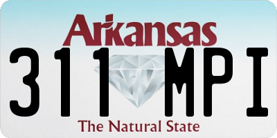 AR license plate 311MPI