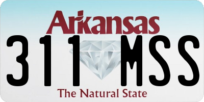 AR license plate 311MSS