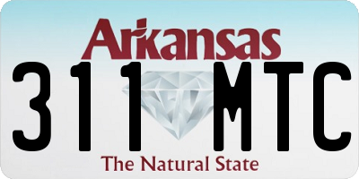 AR license plate 311MTC