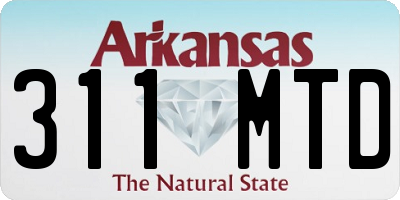 AR license plate 311MTD
