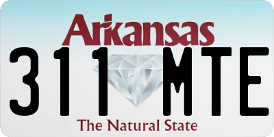 AR license plate 311MTE