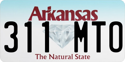 AR license plate 311MTO