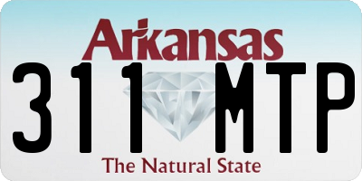 AR license plate 311MTP