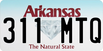 AR license plate 311MTQ