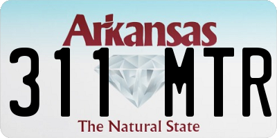 AR license plate 311MTR