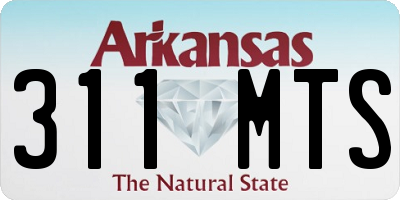 AR license plate 311MTS