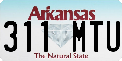AR license plate 311MTU