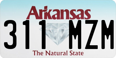 AR license plate 311MZM