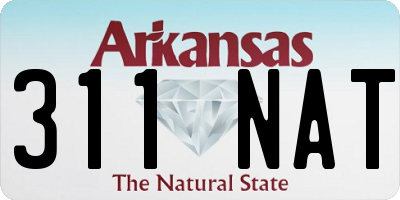 AR license plate 311NAT