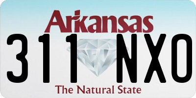 AR license plate 311NXO