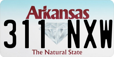 AR license plate 311NXW