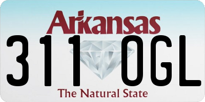 AR license plate 311OGL