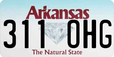 AR license plate 311OHG