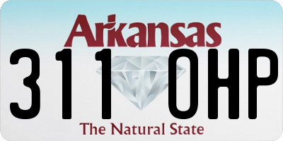 AR license plate 311OHP