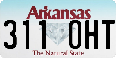 AR license plate 311OHT