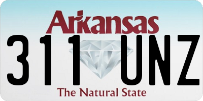 AR license plate 311UNZ