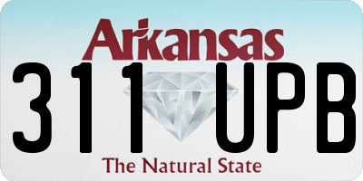 AR license plate 311UPB