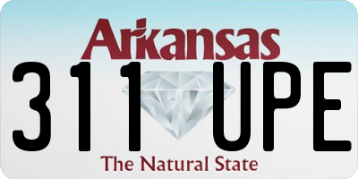 AR license plate 311UPE