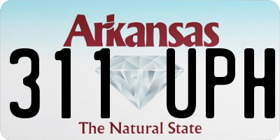 AR license plate 311UPH
