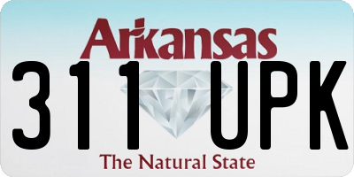 AR license plate 311UPK