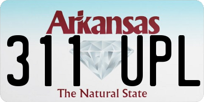 AR license plate 311UPL