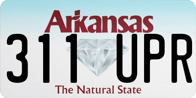 AR license plate 311UPR