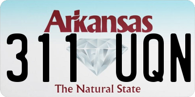 AR license plate 311UQN