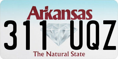 AR license plate 311UQZ