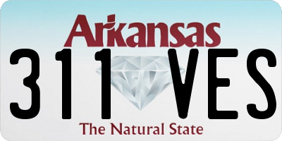 AR license plate 311VES