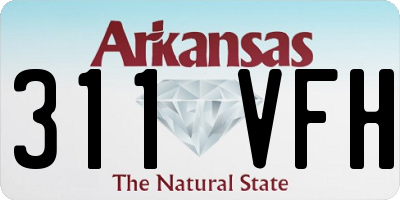 AR license plate 311VFH