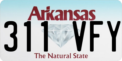 AR license plate 311VFY