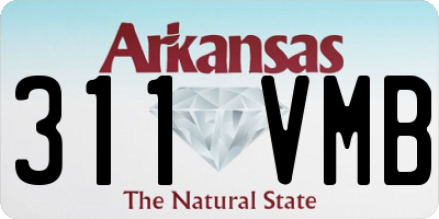 AR license plate 311VMB