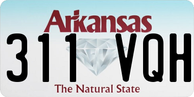 AR license plate 311VQH