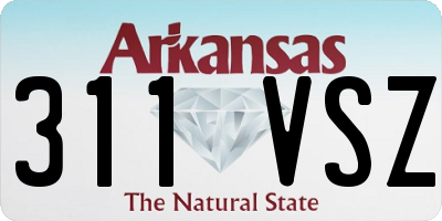 AR license plate 311VSZ
