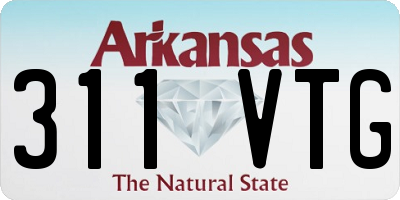 AR license plate 311VTG