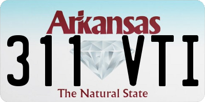 AR license plate 311VTI