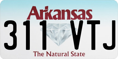 AR license plate 311VTJ