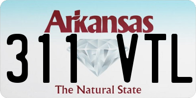 AR license plate 311VTL