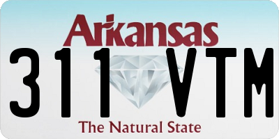 AR license plate 311VTM