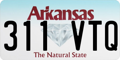 AR license plate 311VTQ